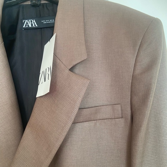 Zara oversize pocket double breasted blazer size small - Picture 5 of 5